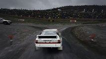 Dirt Rally Gameplay Rally Wales Stage 1 Audi Quatro Group B Car Crash