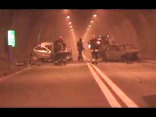 Pontedassio (IM) - Incidente in galleria, muore una donna (18.01.16)