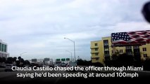 Woman Pulls Over Speeding Cop