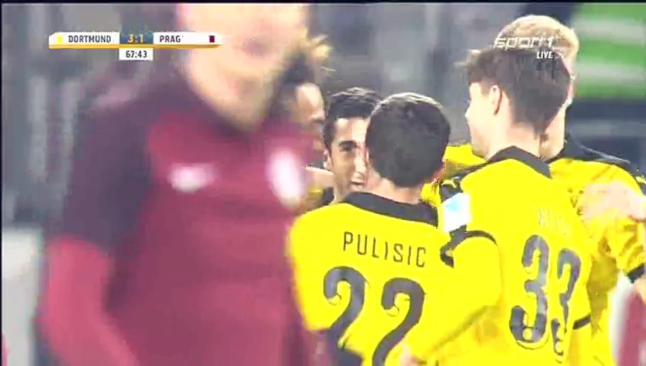 Henrix Mkhitaryan Goal HD - Borussia Dortmund 3-1 Sparta Prague
