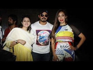 IPL Spotfixing Cricketer Star Sreesanth Spotted @ Ek Adbhut Dakshina Guru Dakshina Screening