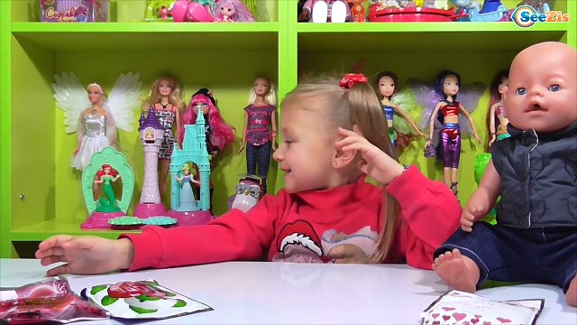 ✔ Кукла Беби Борн и Ярослава открывают бомбочки с сюрпризами - Doll Baby Born with Yaroslava ✔