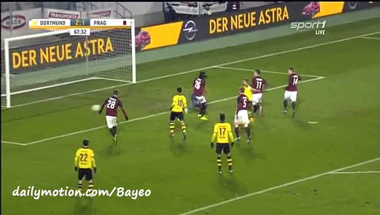 Henrix Mkhitaryan Goal HD - Borussia Dortmund 3-1 Sparta Prague - 19-01-2016