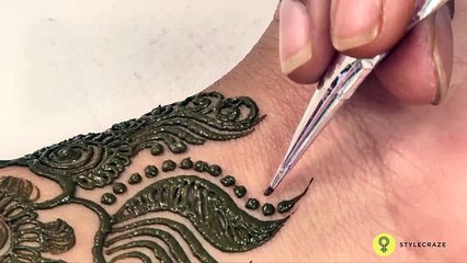FLOWER HENNA DESIGN TUTORIAL THAT YOU CAN DO UNDER 20 MINUTES