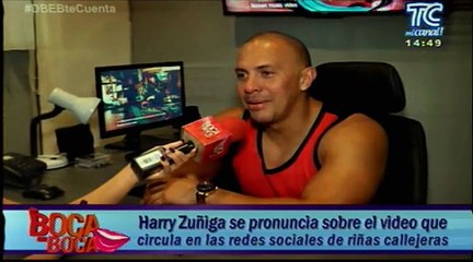Harry Zúñiga se pronuncia sobre el video que circula en las redes sociales de riñas callejeras
