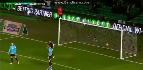 Tomas Rogic Amaizing Goal Celtic 3-0 Hamilton 19-01-2016
