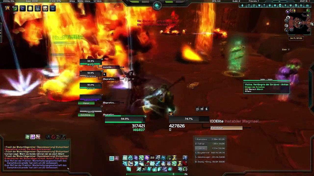 Wow - blutschlaegermine heroisch - moench heiler 62