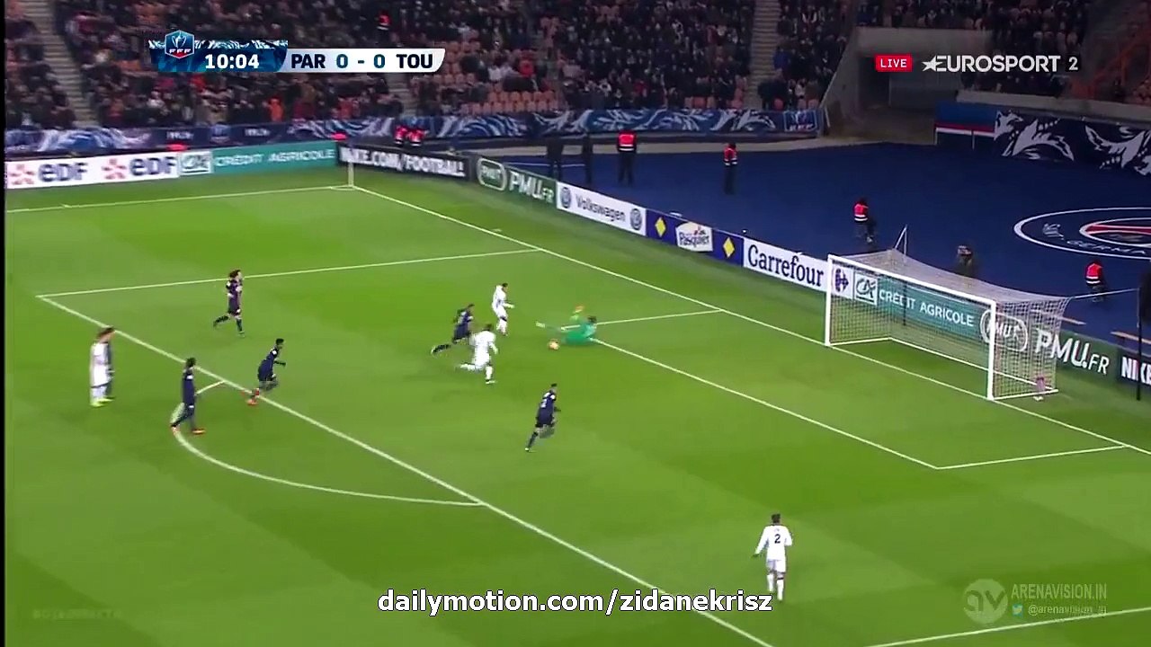 François Moubandje Goal HD - Paris SG 0-1 Toulouse - Coupe de France 19.01.2016 HD