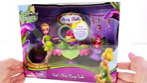 Play Doh Tink Bell Pixie Party Table from Disney Fairies Toy Collection Strawberry Cake Desert