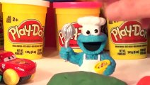 Play Doh Color Mixer Learn Colors as Elmo Talks With Cookie Monster Sesame Street toy Revi