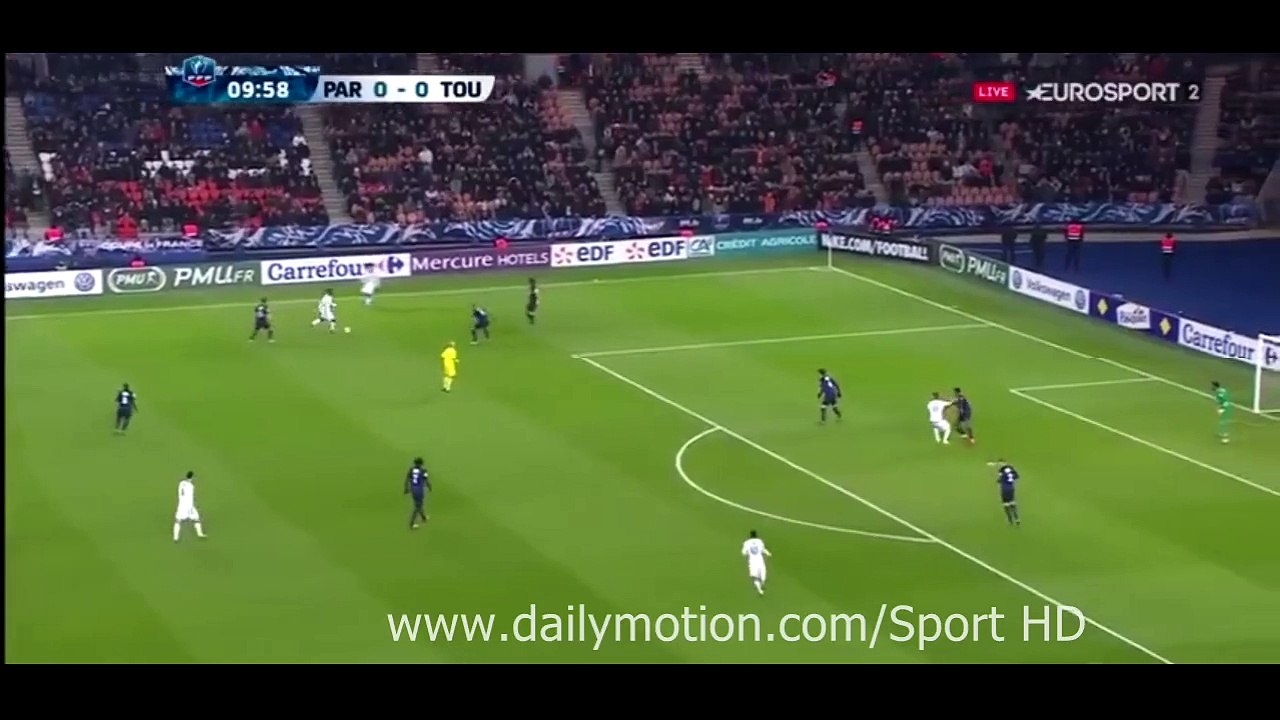 François Moubandje Goal ~ Paris SG vs Toulouse 0-1