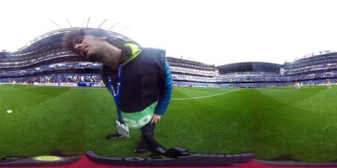 Join the squad on the Santiago Bernabéu pitch and feel what it's like to prepare for a big match