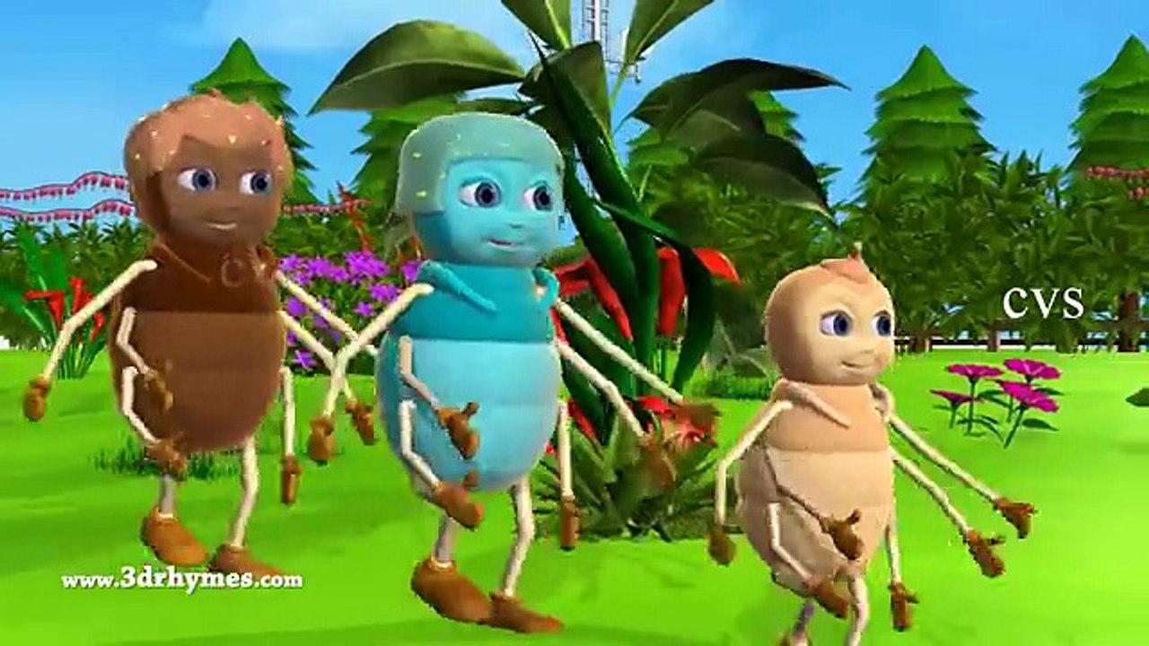 Incy Wincy Spider Nursery Rhyme - Itsy Bitsy Spider - 3D Animation Rhymes & Songs For Children