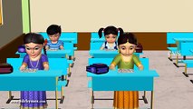 Learn Classroom Objects and School Playground - 3D Animation Preschool rhymes for children