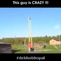 This guy is CRAZY !!! Do you wanna try this?