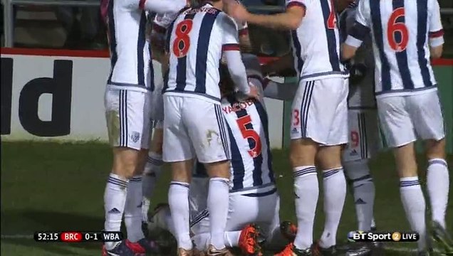 José Salomón Rondón Goal HD - Bristol City 0-1 West Brom - 19-01-2016 FA Cup