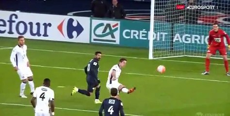 GOOOAL David Luiz Goal - PSG 1 - 1 Toulouse - 19-01-2016