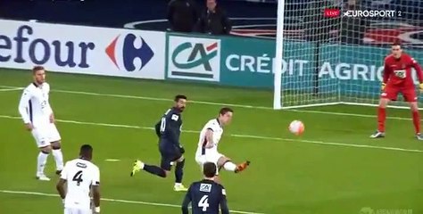 GOOOAL David Luiz Goal - PSG 1 - 1 Toulouse - 19-01-2016