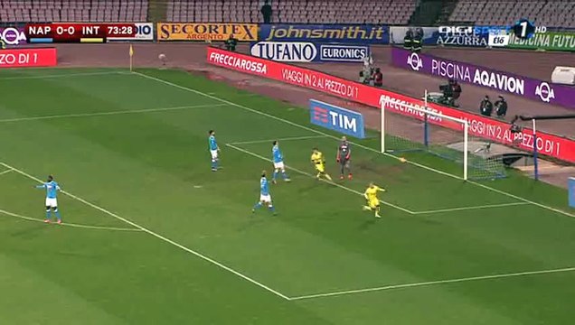 Stevan Jovetić Goal HD - Napoli 0-1 Inter - 19-01-2016 Coppa Italia