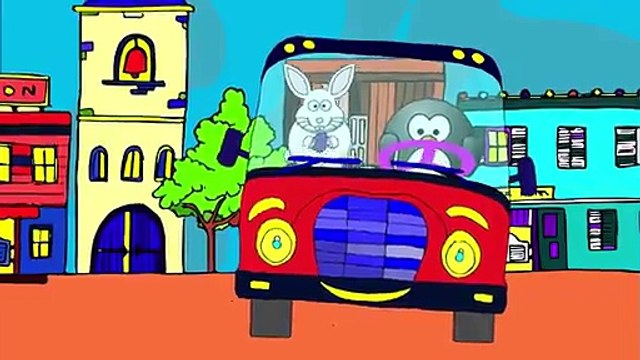 Wir fahren mit dem Bus und alles bewegt sich Kinderlied Yleekids Deutsch