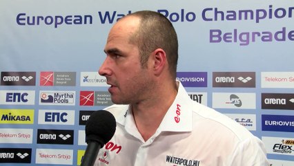 Interviews after Hungary won by 8:5 against Croatia – Men Quarter Final, Belgrade 2016 European Championships