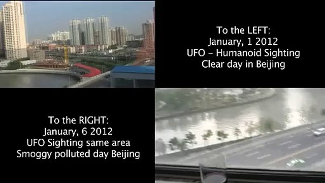 UFO 2012 2nd Beijing China Sighting 1/6/2012 From Same Building inside One Week