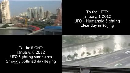 UFO 2012 2nd Beijing China Sighting 1/6/2012 From Same Building inside One Week