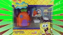 SPONGEBOB SQUAREPANTS PLAYSETS Mini Playsets Full Collection Toy Review Unboxing