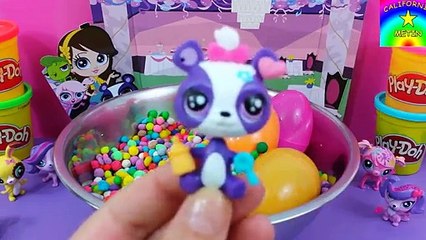 Play Doh Dippin Dots Surprise Eggs Littlest Pet Shop Birthday