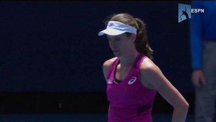 Jo Konta upsets Venus Williams in first round of Au Open