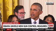 President Obama gets emotional during announcement of new Gun Control Measures