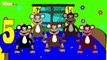 Five Little Monkeys Fünf kleine Affen Zweisprachiges Kinderlied Yleekids