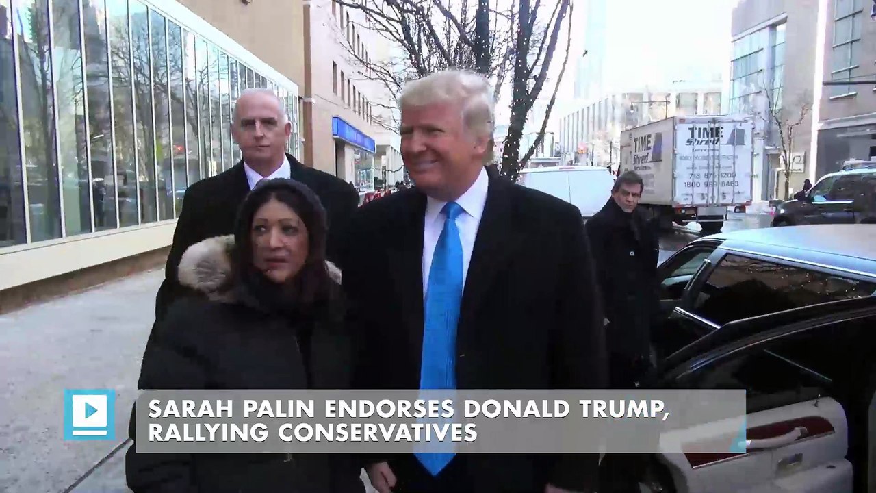Sarah Palin Endorses Donald Trump, Rallying Conservatives