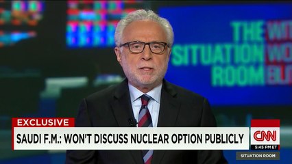 Saudi Arabia: "We don't have confidence in Iran"