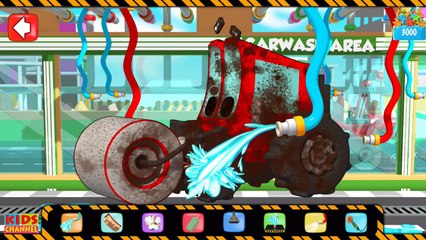 Road Roller | Car Wash Game | Kids Game Play