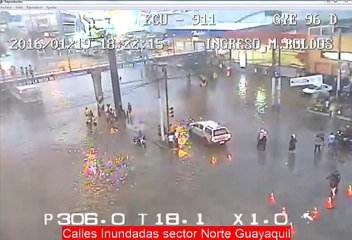 Calles inundadas 19 de enero 2016