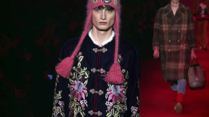 Gucci show at Men's Fashion Week in Milan