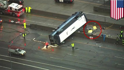 Sleeping driver blamed over San Jose Greyhound crash that killed two