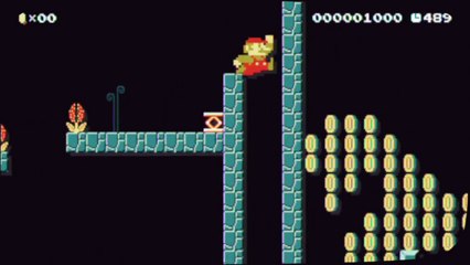 Super Mario Maker - Viewer Levels - Name: "Do not get HURT (my first level)" - ID: FBD3-0000-0190-D71F