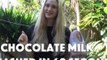 Model Devours Two Litres of Milk in 60 Seconds