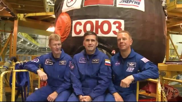 Expedition 44 Crew Prepares for Launch in Kazakhstan