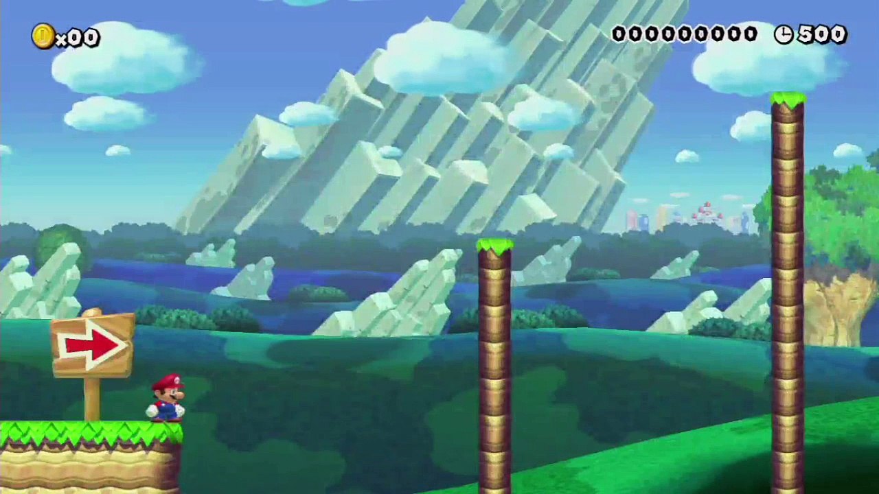 Super Mario Maker - Viewer Levels - Name: "small platform scramble #1" - ID: 4BA0-0000-0196-7A4E