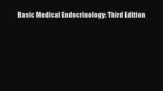PDF Download Basic Medical Endocrinology: Third Edition PDF Online