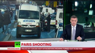 Armed attacker killed at Paris police station on Charlie Hebdo anniversary