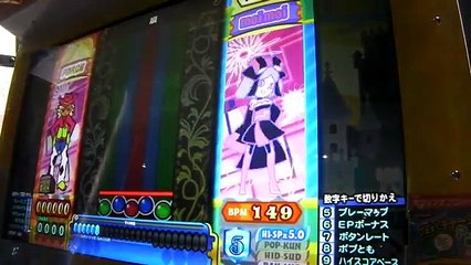 pop'n music 20 Fantasia FASCINATION【Five buttons】