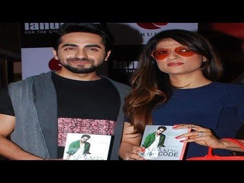 Ayushmann Khurrana & Tahira Kashyap Spotted @ Launch Of Their Book 'Cracking The Code'