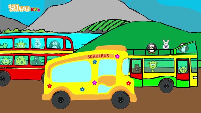Die Räder vom Bus Kolesa avtobusa se vrte Slowenisch lernen mit Kinderliedern Yleekids Deu