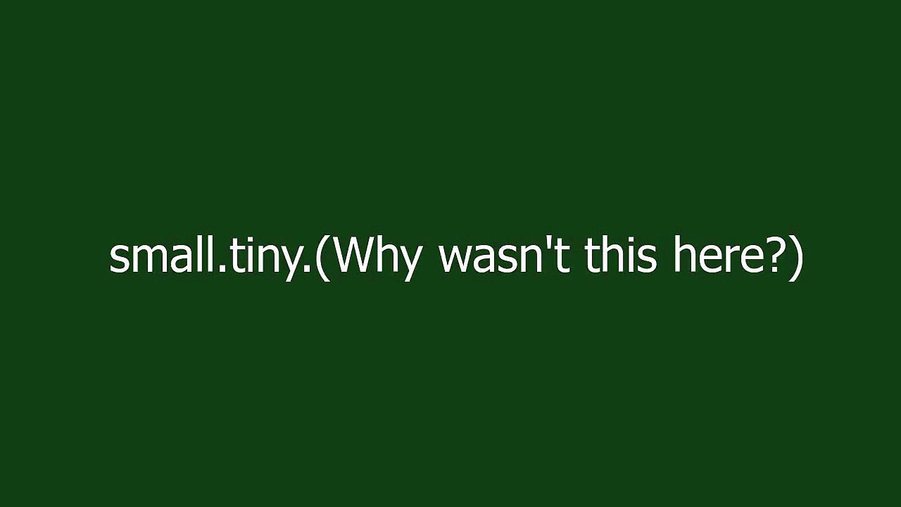 little meaning and pronunciation