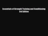 Essentials of Strength Training and Conditioning 3rd Edition [PDF] Online