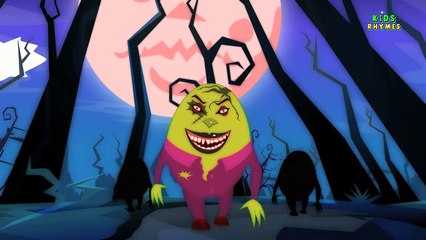 Humpty Dumpty Nursery Rhyme with Lyrics | Halloween Songs | Scary Rhymes